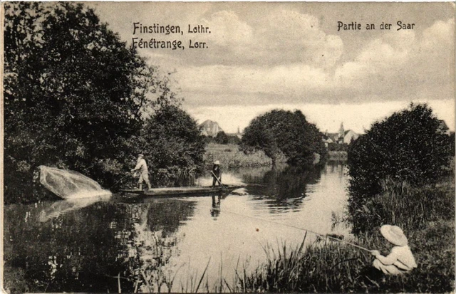 CPA AK FINSTINGEN - Partie an der Saar (471193)