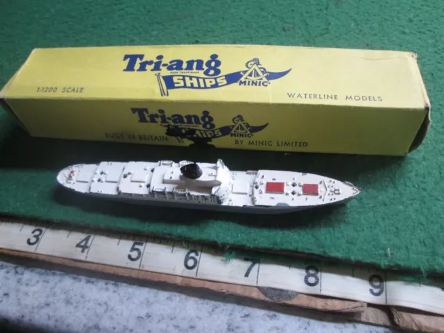 Tri-Ang Minic Ships Port Auckland (1:1200 Scale) Boxed Lot D12