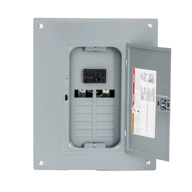 100 Amp 12-Space 24-Circuit Indoor Main Breaker Plug-On Neutral Load Center