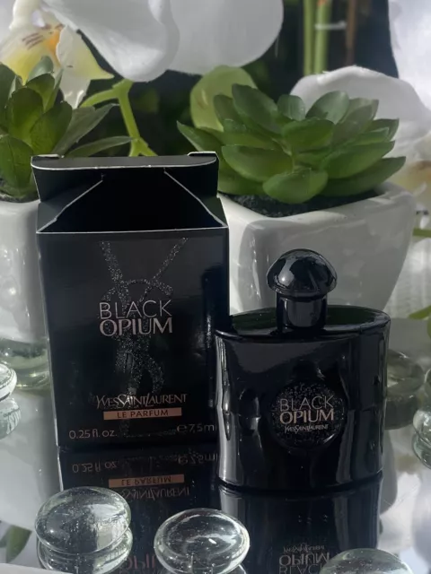 2023 Black Opium Version 🌸Le Parfum🌸Miniature Ysl Edp 7,5Ml Neuve