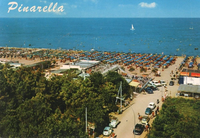 Cartolina 1978 Italia Ravenna Pinarella Di Cervia Lungomare  Italy Postcard