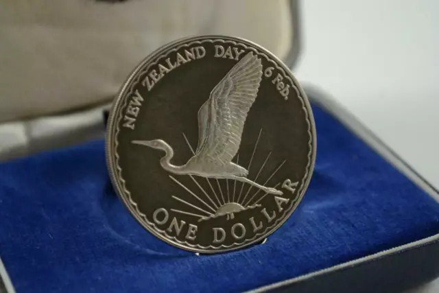 New Zealand - 1974 - Dollar Proof Coin - N.Z. Day