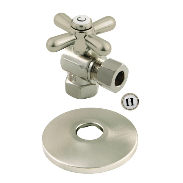 Kingston Brass CC3310.XK Vintage 1-5/8" Brass Angle Stop Valve - Nickel