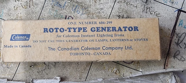 Coleman iron Generator 604-299