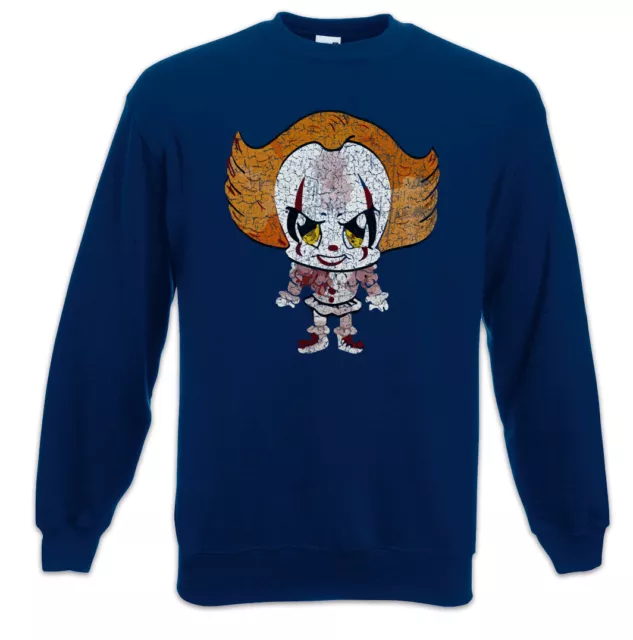 Felpa Clown Litte Pullover Palloncino Halloween Ship We All Float Down Here