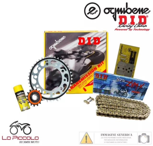 Kit Trasmissione Catena Corona Pignone Did Ktm Lc8 950 990 Supermoto 2005 2013