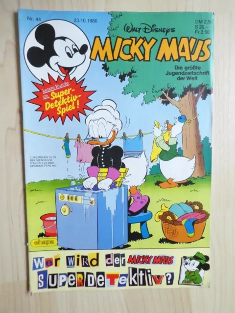 Walt Disneys Micky Maus Heft Nr. 44 vom 23.10.1986