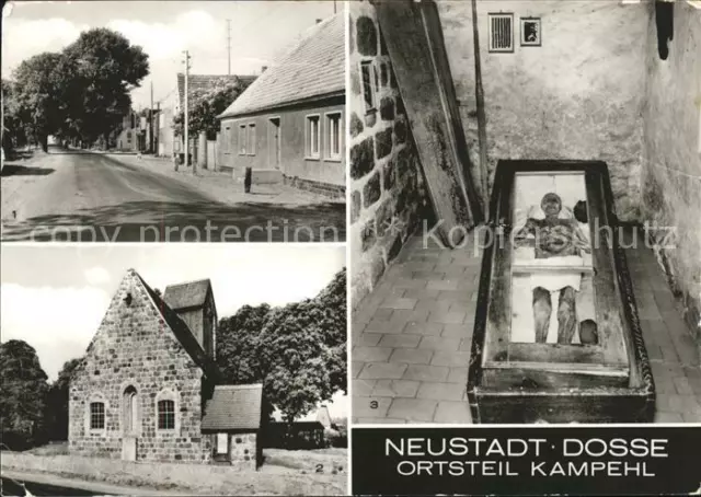41604573 Neustadt Dosse OT Kampehl 700jaehrige Wehrkirche Leichnam des Ritters v