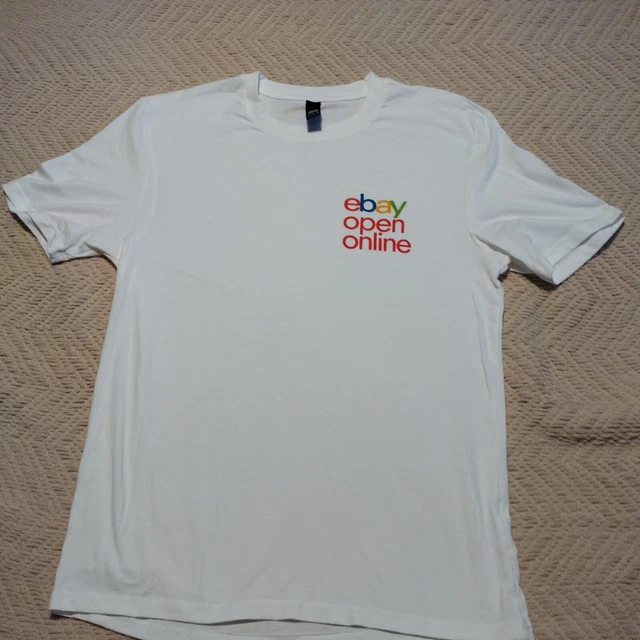 EBAY Open Online 2021 Adult T Shirt White NEW Medium