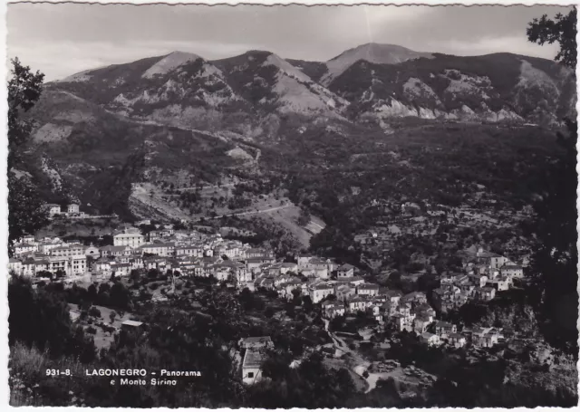 Lagonegro - Potenza - Panorama E Monte Sirino - Viagg. 1957 -83699-