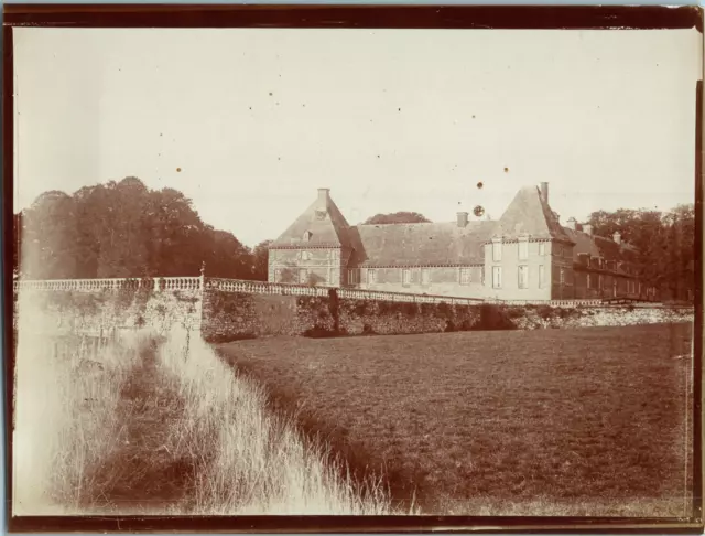 France, Carrouges, Le château de Carrouges 2, Vintage print, circa 1900 Tirage v