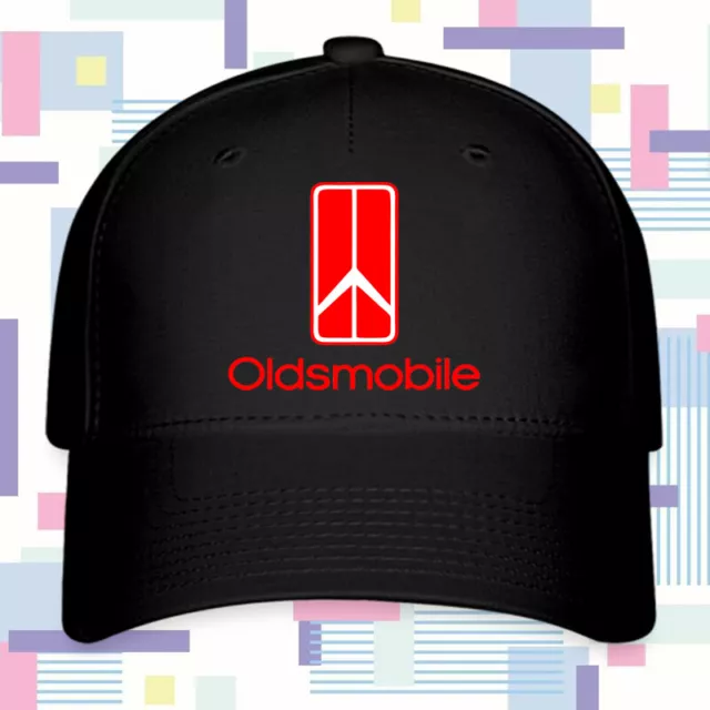 Oldsmobile Racing Logo Hat Twill Cap Baseball Cap Size S/M & L/XL