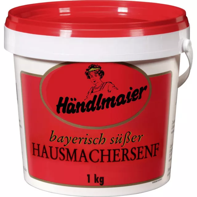 Händlmaiers Hausmachersenf Bavarian Sweet IN Bucket Gluten Free 1Kg