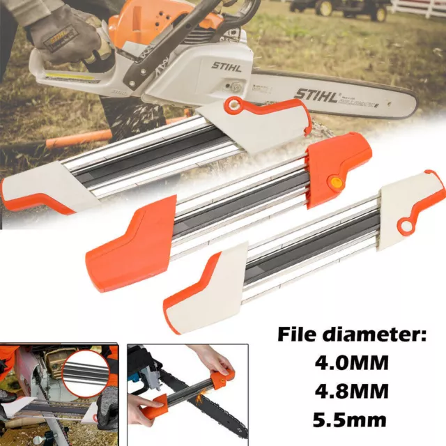 4.0/4.8/5.0mm 2 in 1 Easy Chainsaw Chain File Sharpener Tool For STIHL 3/8'' P