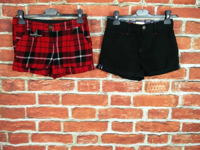 Girl Bundle Age 11-12 Years Johnnie B Next Shorts Set Tartan Black Chino 152Cm