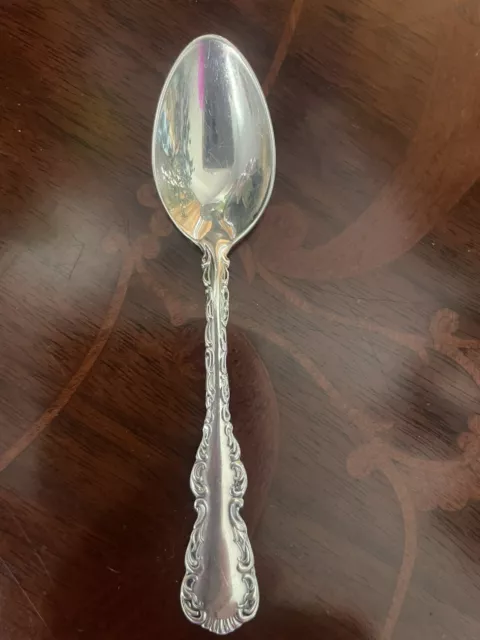 STERLING SILVER DEMITASSE SPOON 3 7/8" in Louis XV PATTERN by Birks c. 1960.