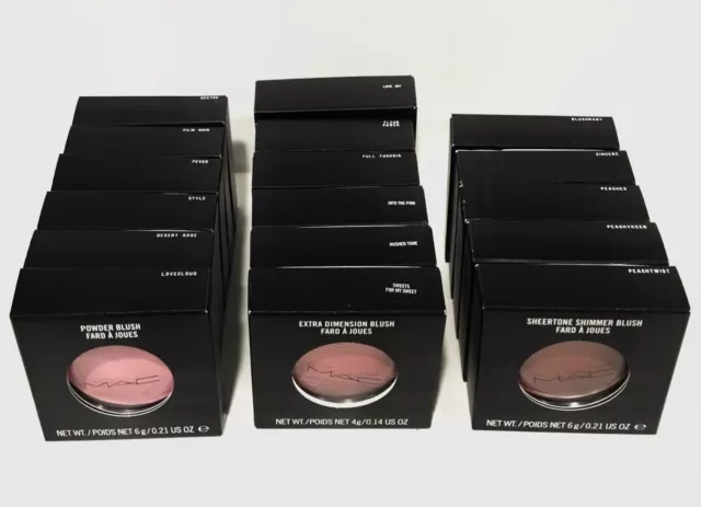 MAC Blush Powder, Sheertone, Mineralize or Extra Dimension CHOOSE SHADE NIB!