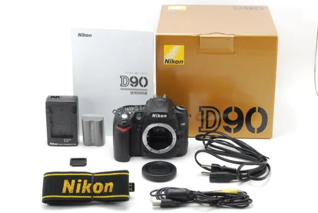[TOP MINT w/Box] Nikon D90 12.3MP Digital SLR Camera Body Only S/C 20116 Japan