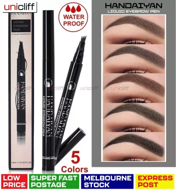 Microblading Water Proof Tattoo Eyebrow Ink Pen Eye Brow Pencil Brow Enhancer AU