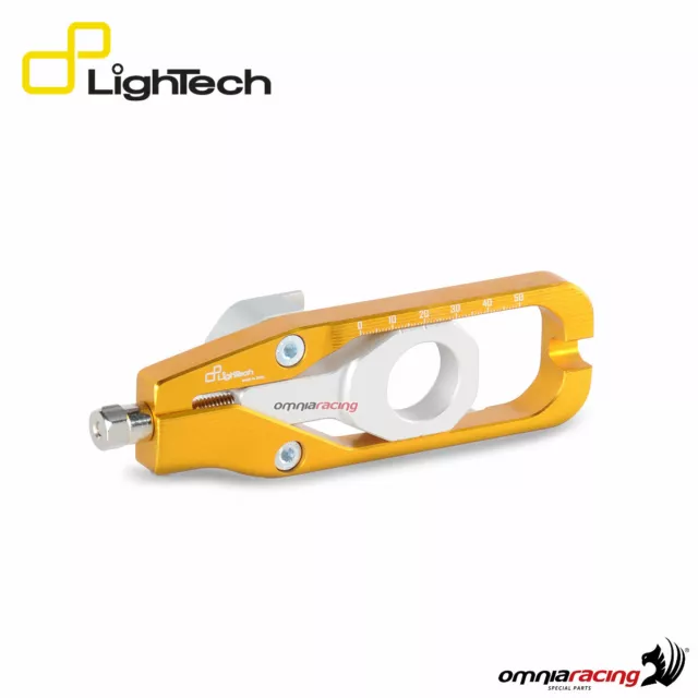 Lightech ergal chain adjuster gold color for Yamaha R6 2008