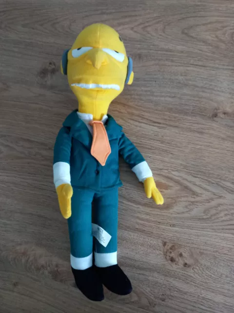 The Simpsons Plush Mr Montgomery Burns Pre Production Sample Rare