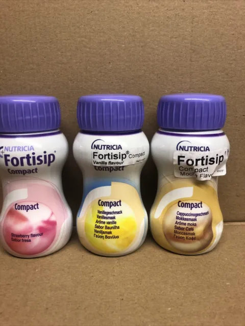 24x Nutricia Fortisip compact SIX Flavours 125ml