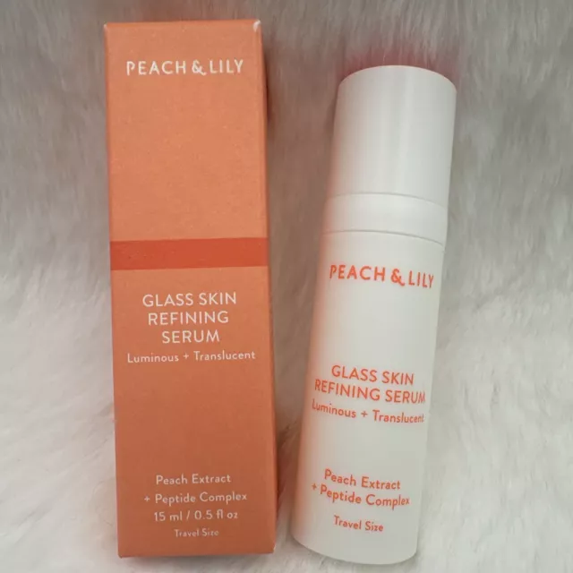 Peach and Lily Glass Skin Refining Serum Deluxe Sample Size .16 fl oz 5 ml