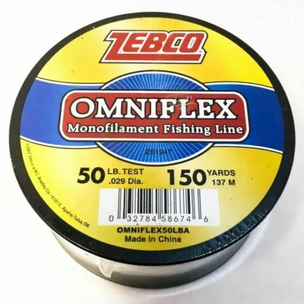 ZEBCO OMNIFLEX MONOFILAMENT FISHING LINE 8 LB 700 YD CLEAR Abrasion  Resistant $7.98 - PicClick