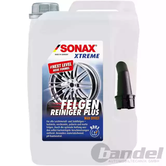 5 Liter SONAX XTREME FELGENREINIGER PLUS SÄUREFREI RENIGER ALUFELGEN STAHLFELGEN