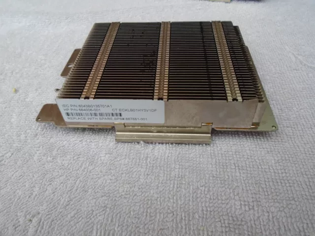 HP (667881-001) ProLiant DL360p Gen8 135W CPU Heatsink (664006-001)