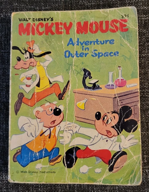 WALT DISNEY'S MICKEY Mouse Adventure in Outer Space, 1968 Paperback £11 ...