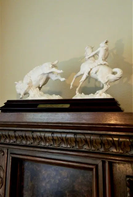 Goebel/ Skrobek  Americana Sculpture,   "The Plains Hunter",  Ltd  Ed ,  Unique