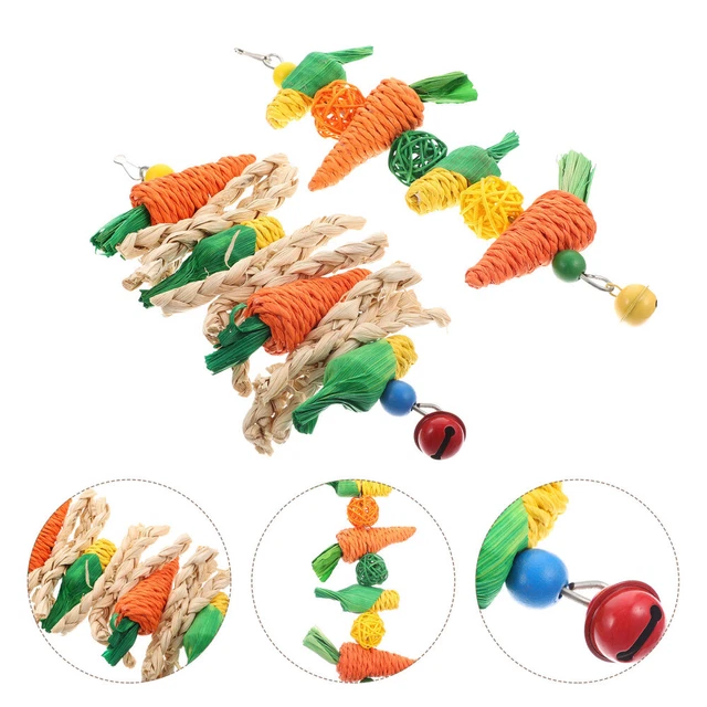 2Pcs Kaninchen Käfig Hamster Kaninchen Molaren Spielzeug Für Tiere