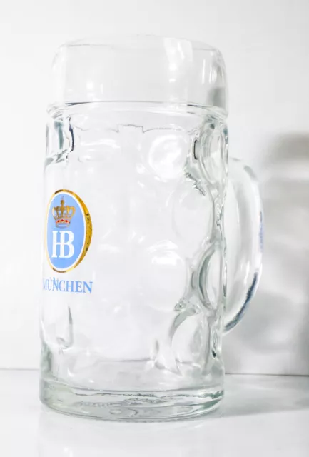 Hofbräu Bier München, Glas / Gläser Bierseidel, Bierkrug 0,5l "Isar Seidel"