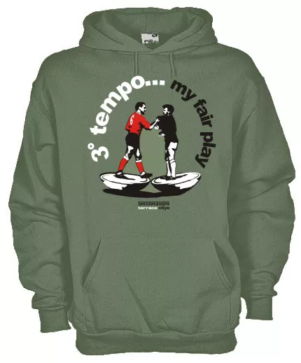 Felpa Ultras hoodie KU33 3° tempo... my fair play Subbuteo hooligans scontri