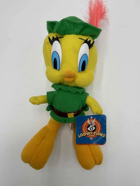 Peluche titi 30 cm looney tunes canari poussin - Label Emmaüs