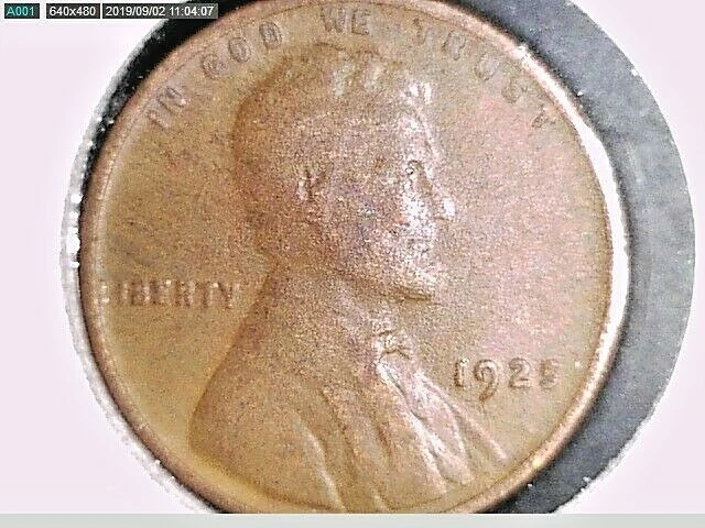 1925 P Lincoln Cent  Penny  **FINE**  From the Roaring Twenties #0003
