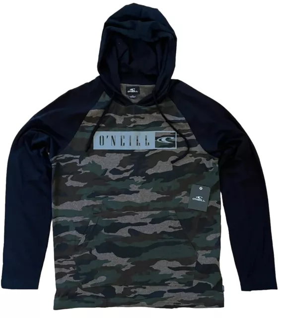 Oneill Camo Hoodie Surfer Lightweight Shirt NWT Mens Size S Small