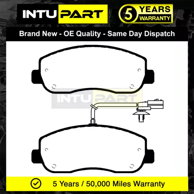 Brake Pads Set Front Intupart Fits Renault Master 2010- Vauxhall Movano 2010-