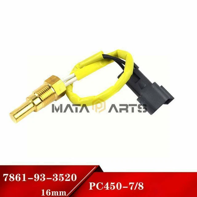 Water Temperature Sensor 7861-93-3520 Komatsu Excavator PC600 PC650 PC700 PC800