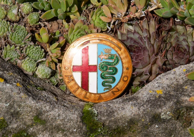 Badge Radiateur Voiture Vintage Rallye Merano 1979 - Italie - Occasion Collector