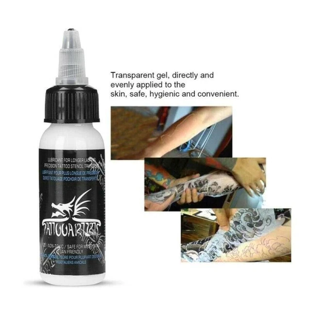 30ML TATTOO GEL Soap Cool Stencil Transfer Solution HOT Cream Kit EUR 5