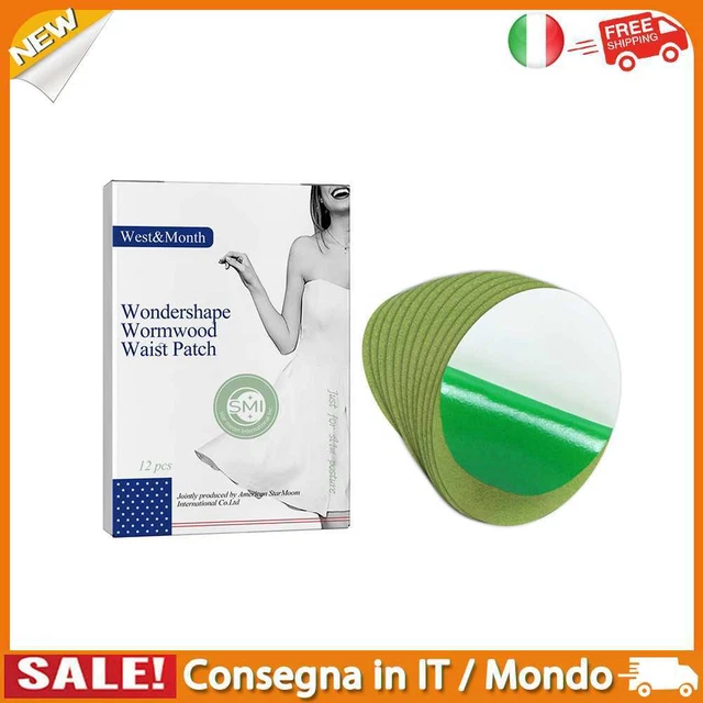 IT Natural Herbal Wormwood Waist Patch Medical Body Slimming Patch Health Care P