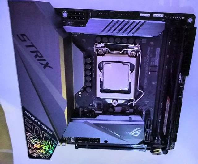 ASUS ROG STRIX Z390-I GAMING+INTEL I5 9600k CPU £167.10 - PicClick UK