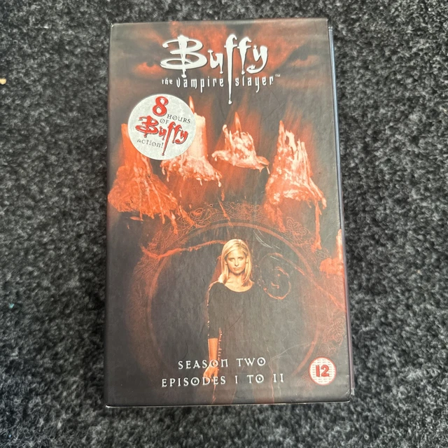 BUFFY THE VAMPIRE Slayer Season 2 Episodes 1-11 VHS Box Set 3 Tapes ...