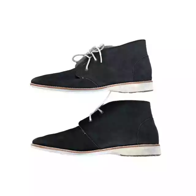 ROLLIE NATION CHUKKA Black Leather Women's Lace Up Shoes Size 8 US 39 ...