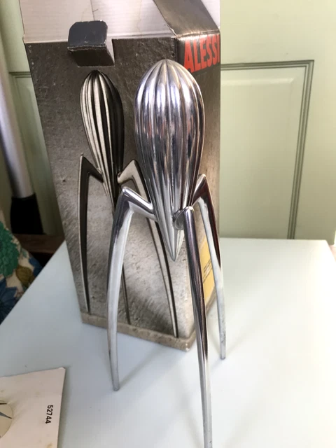 Alessi - Philippe Starck - Exprimidor ORIGINAL Juicy Salif Limón NUEVO instrucciones