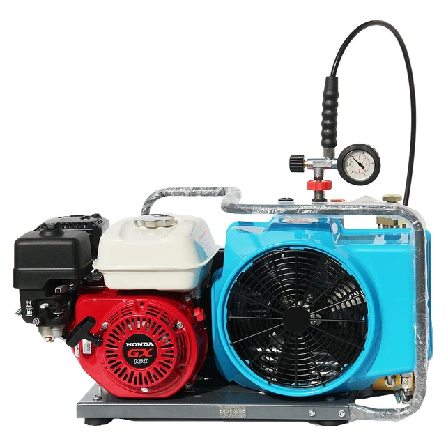 4.5HP Portable Engine High Pressure Gas-Powered Air Compressor 4500Psi 100L/Min