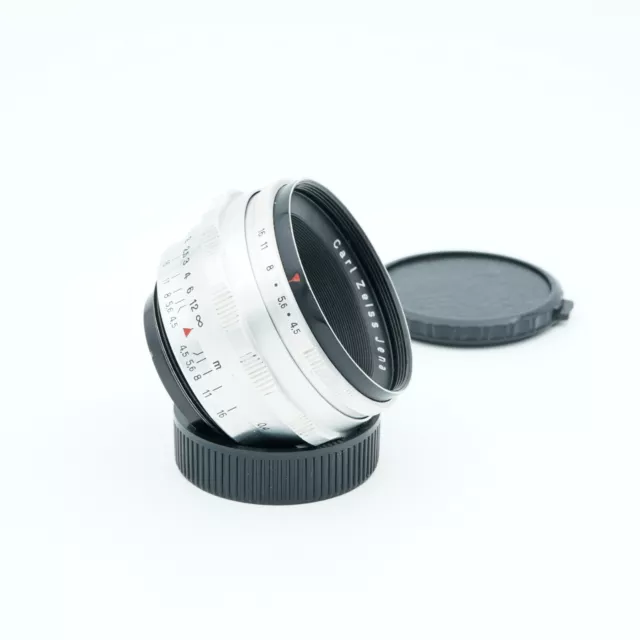 Carl Zeiss Jena Alu Tessar T 40mm f4,5 mit M42 Gewinde Normalobjektiv, 10 Blades 2