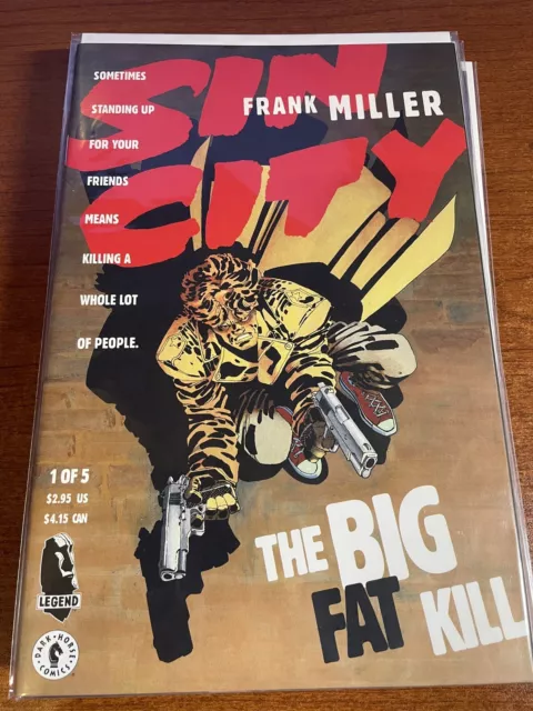 Sin City: The Big Fat Kill #1 2 4 5 - Dame to Kill For # 2 - Frank Miller Dark H